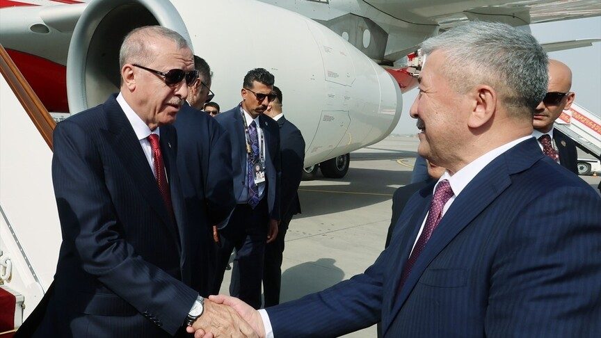 Cumhurbaşkanı Erdoğan Kırgızistan'da