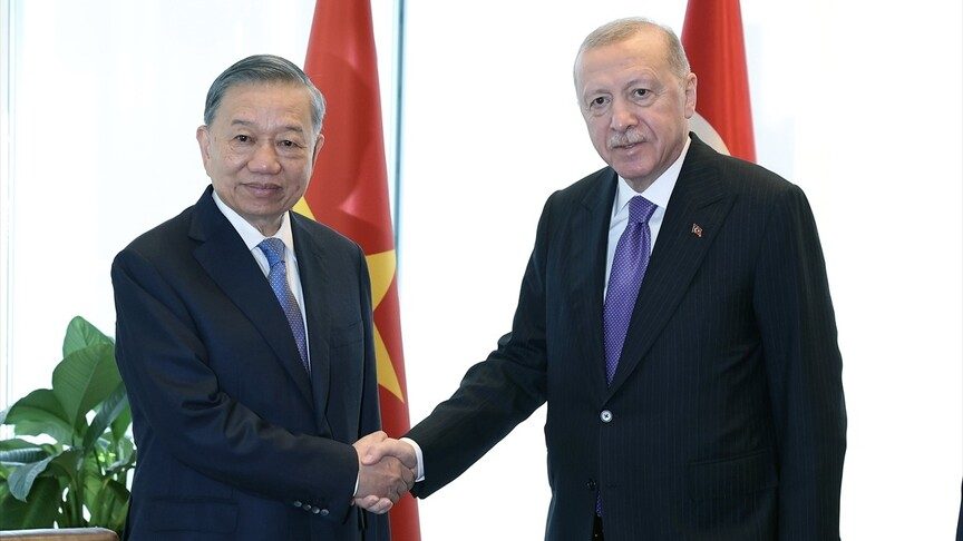 Cumhurbaşkanı Erdoğan, Türkevi'nde temaslarına başladı