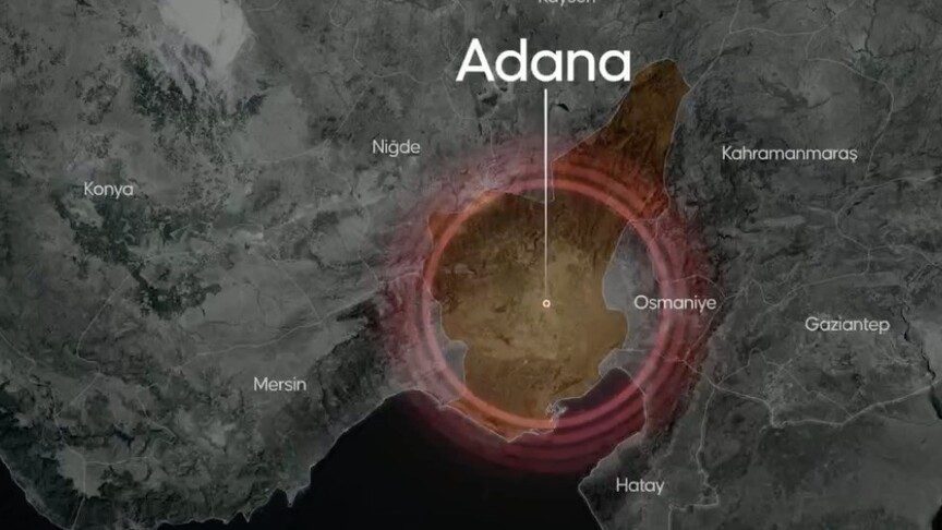 Adana ile Osmaniye'de 4,8, 4,9, 4,4 ve 5,2 büyüklüğünde dört deprem meydana geldi