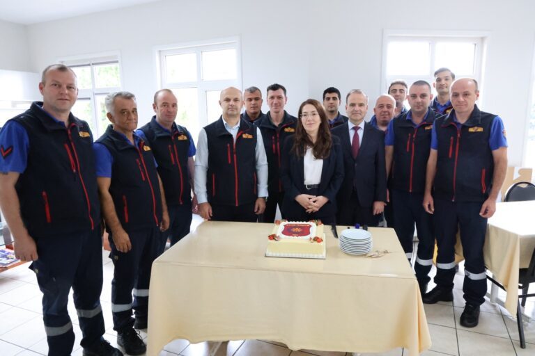 ÇOSB’de İtfaiye Haftası Kutlandı