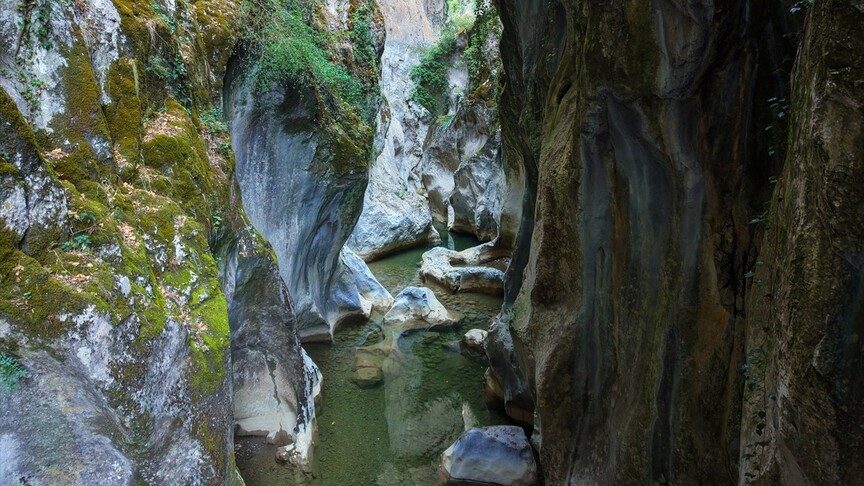 Kastamonu'nun "saklı cenneti" Saltuklu Kanyonu doğa tutkunlarını bekliyor