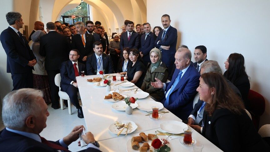 Cumhurbaşkanı Erdoğan, New York'ta vatandaşlarla bir araya geldi