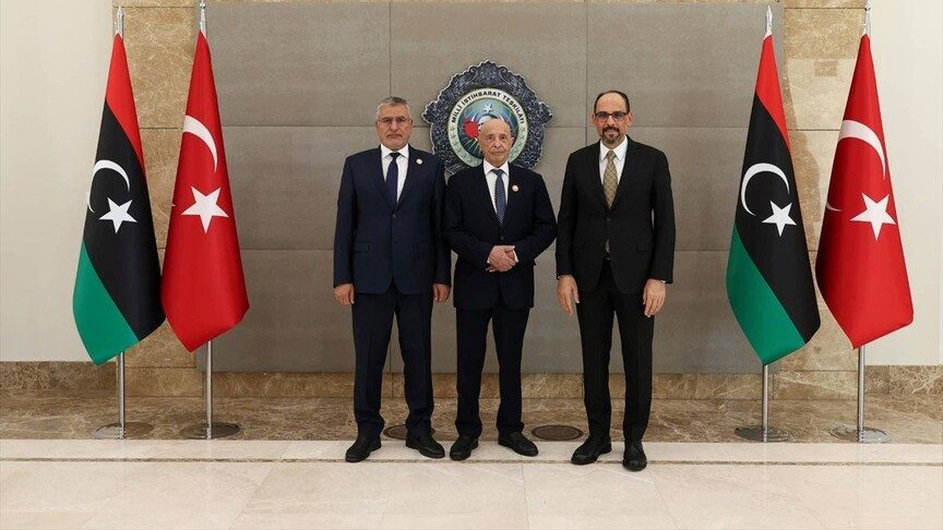 MİT Başkanı Kalın, Libya Temsilciler Meclisi ve Yüksek Devlet Konseyi Başkanları ile görüştü