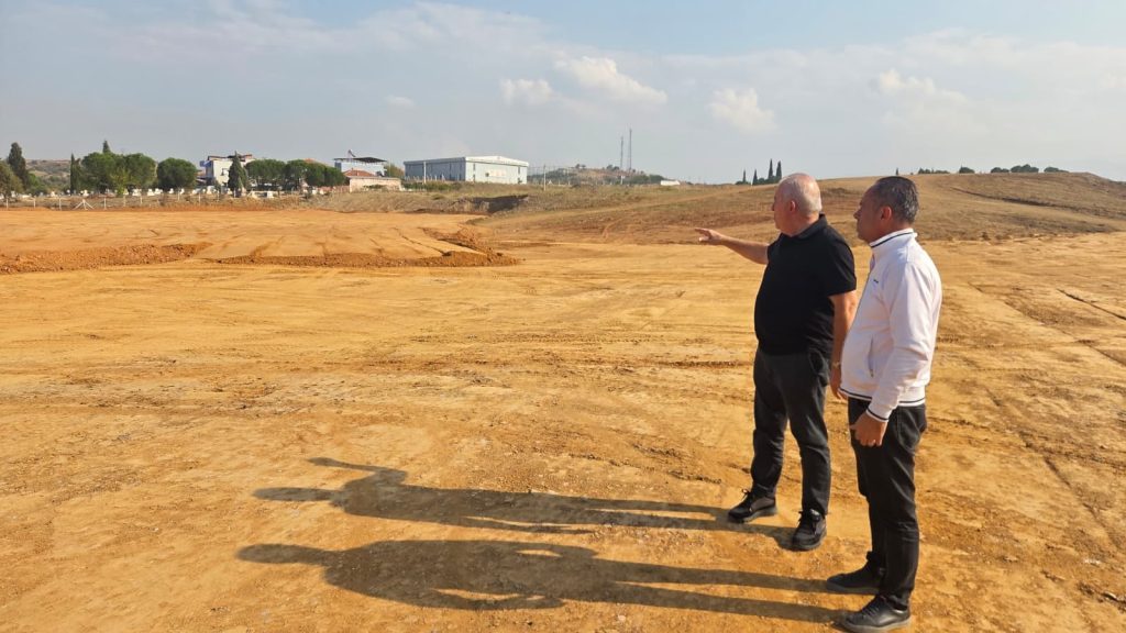 Turgutlu OSB Başkanı Hami Özer altyapı yatırımlarını inceledi