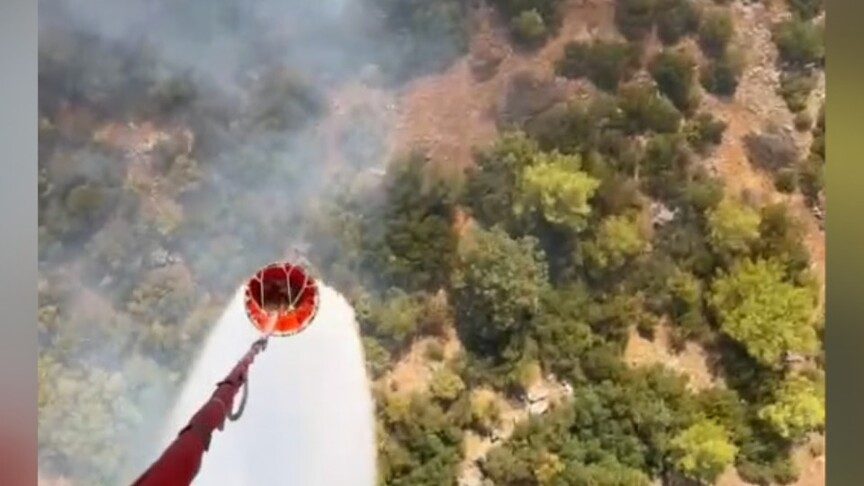 Antalya'da orman yakınında çıkan yangın kontrol altına alındı