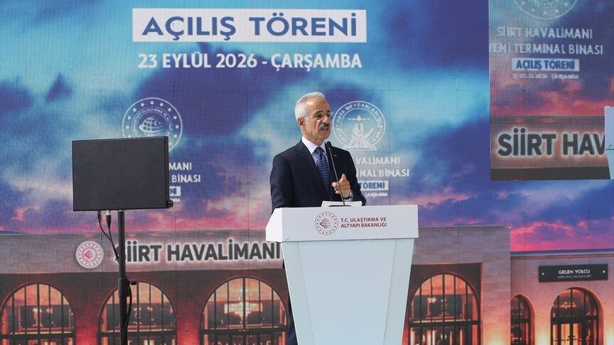 Bakan Uraloğlu: Siirt Havalimanı'nın yıllık yolcu kapasitesini 250 bine çıkardık