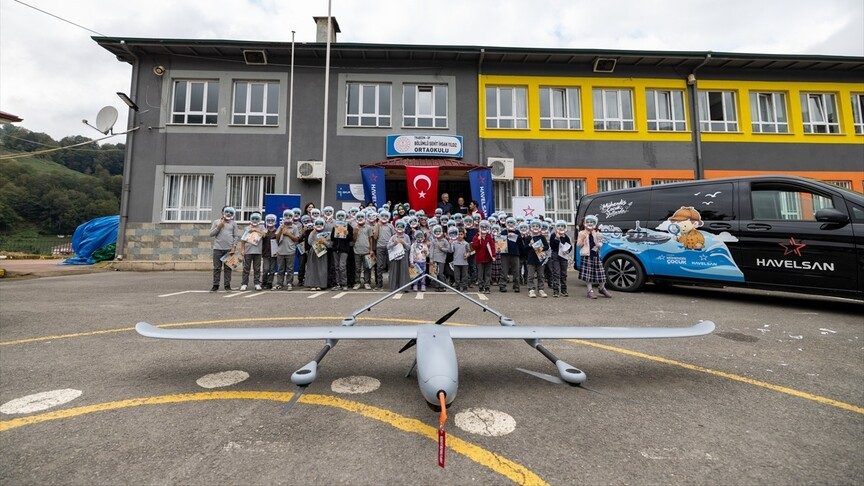HAVELSAN, Trabzon'un köy okullarında 500 öğrenciyi teknolojiyle buluşturdu