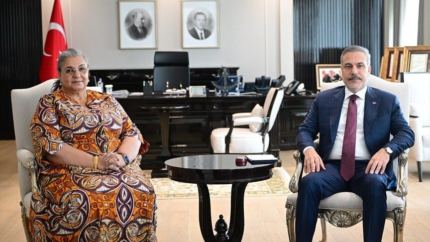 Bakan Fidan, BM Genel Sekreteri'nin Libya Özel Temsilcisi Tetteh ile görüştü
