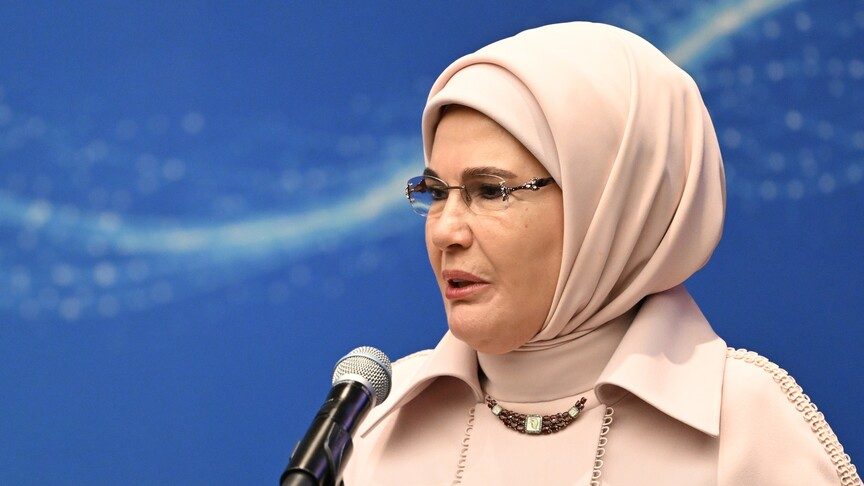 Emine Erdoğan'dan Cumhurbaşkanı Erdoğan'ın BM'deki hitabına ilişkin paylaşım