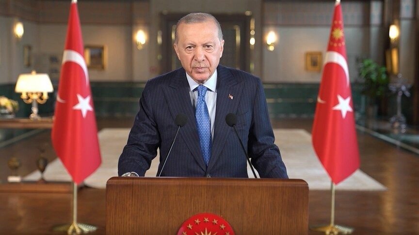 Cumhurbaşkanı Erdoğan: Türkiye olarak 'Dilde, fikirde, işte birlik' mefkuremizi daha öteye taşımayı hedefliyoruz