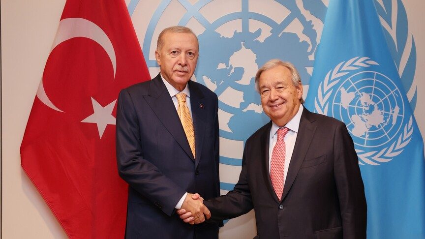 Cumhurbaşkanı Erdoğan'dan Birleşmiş Milletlerde yoğun diplomasi trafiği